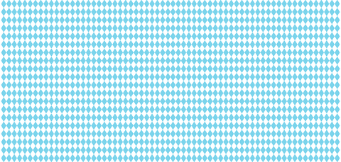 Seamless blue and white diamond pattern on transparent background