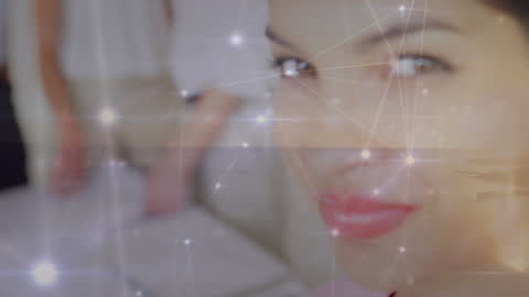 Digital Transformation in Business Concept with Futuristic Overlay