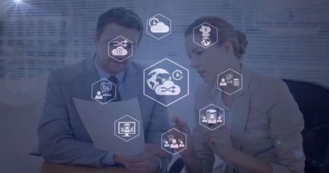 Business Professionals Discussing Modern Data Processing Solutions - Download Free Stock Images Pikwizard.com