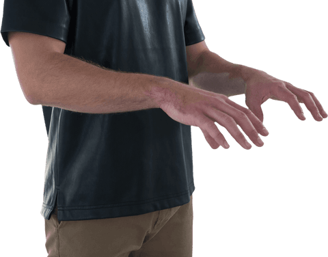 mid section man gesturing transparent - Download Free Stock Videos Pikwizard.com
