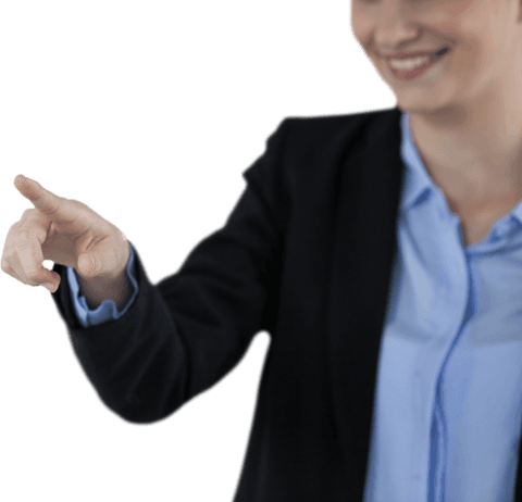 Transparent Businesswoman Interacting with Digital Overlay - Download Free Stock Videos Pikwizard.com