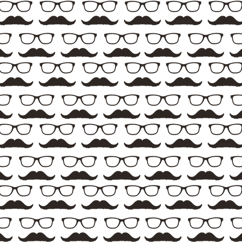 Transparent Black Glasses and Moustache Pattern Vector - Download Free Stock Videos Pikwizard.com