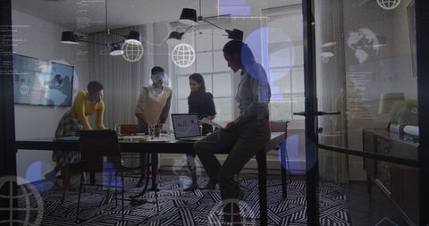 Global Business Collaboration with Digital Interfaces in Office