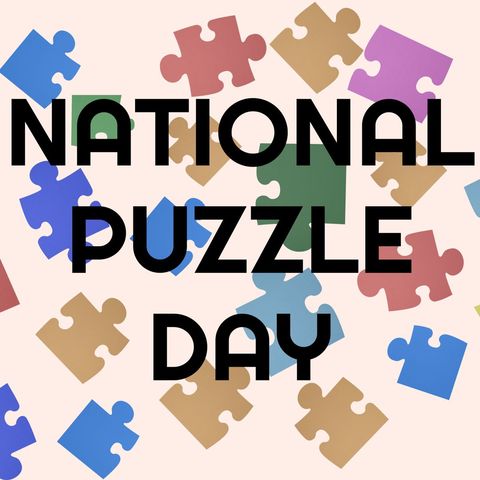 scattered puzzle pieces celebrating national puzzle day - Download Free Stock Templates Pikwizard.com