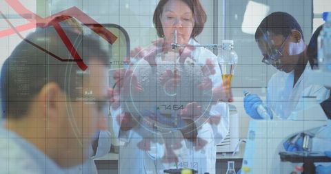 Scientists Conducting Coronavirus Research in Laboratory Setting - Download Free Stock Images Pikwizard.com