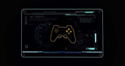 futuristic gaming interface display - Download Free Stock Images Pikwizard.com