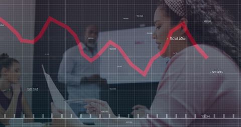 Financial Analytics in Modern Office Environment - Download Free Stock Images Pikwizard.com