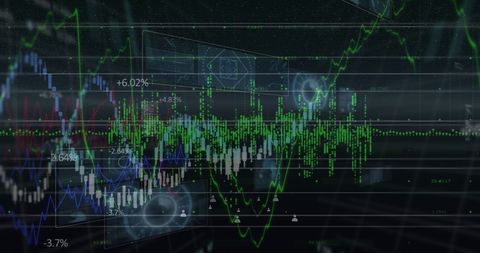 Abstract Financial Data Analysis with Digital Figures - Download Free Stock Images Pikwizard.com
