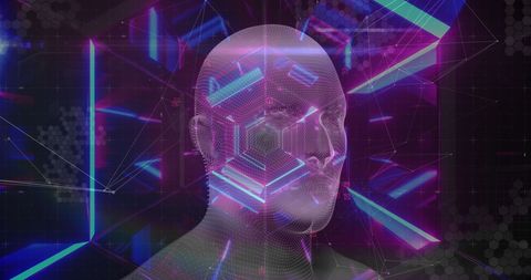Futuristic Human Interface with Digital Connectivity - Download Free Stock Images Pikwizard.com
