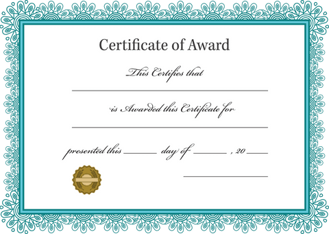 certificate award template on transparent background with editable text - Download Free Stock Videos Pikwizard.com