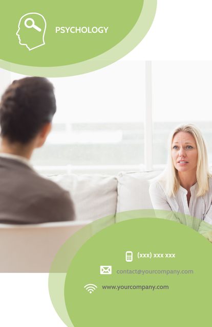 Mental health professional consulting patient in a private therapy session. Ideal for promoting mental health services, therapy clinics, and counseling ads. Can be used in brochures, websites, and advertisements by healthcare providers to illustrate the importance of mental wellbeing and professional support.