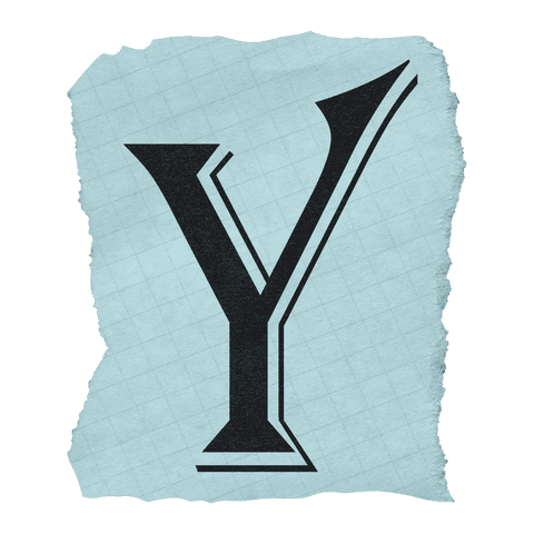 stylized transparent letter y on torn blue grid paper - Download Free Stock Videos Pikwizard.com