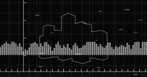 Digital Data Analysis Against Abstract Cityscape - Download Free Stock Images Pikwizard.com