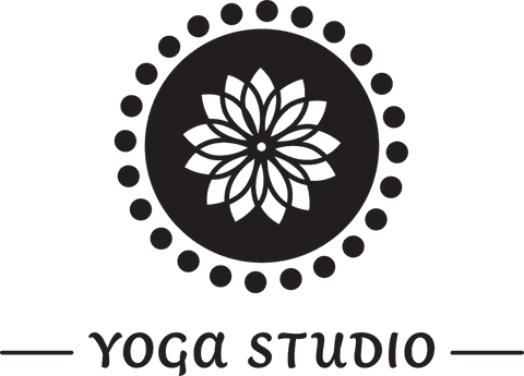 elegant yoga studio logo on transparent background - Download Free Stock Videos Pikwizard.com