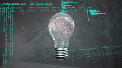 Innovative Brain and Data Technology Concept