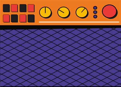 transparent guitar amplifier controls design vector art - Download Free Stock Videos Pikwizard.com