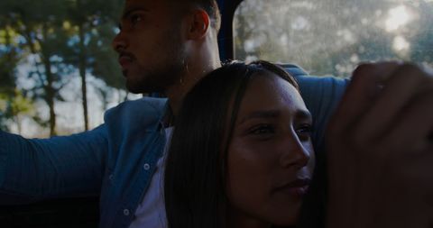Young Couple Sharing Intimate Moment on Road Trip Adventure - Download Free Stock Images Pikwizard.com