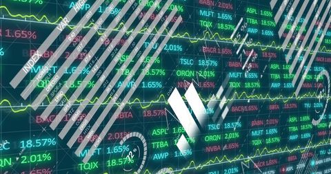 Dynamic Stock Market Ticker with Financial Graph Visualization