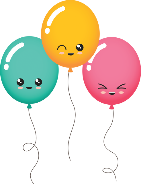 Colorful Balloons with Cute Faces on Transparent Background for Parties - Download Free Stock Videos Pikwizard.com