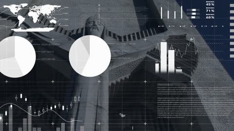 Data Analysis Over Religious Landmark Background