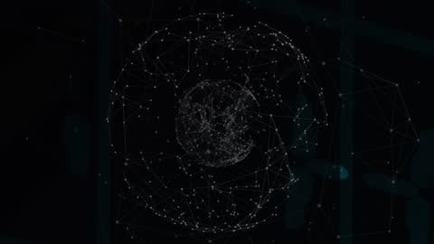 Dynamic Global AI Node Connectivity Network Amidst Dark Universe