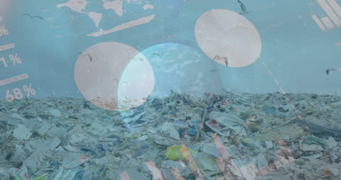 Digital Globe and Data Processing Over a Waste Management Landscape