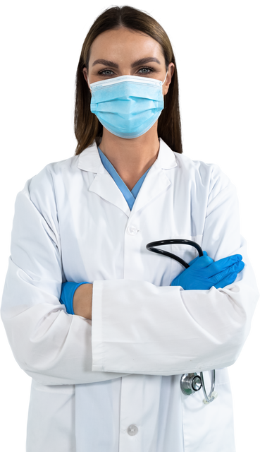 Confident Female Health Worker in Transparent Background - Download Free Stock Videos Pikwizard.com