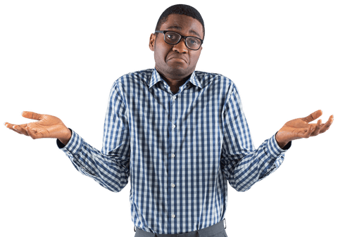 businessman shrugging shoulders with transparent background - Download Free Stock Videos Pikwizard.com