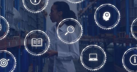 Digital data integration in modern warehouse environment
