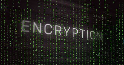 Encryption with Green Binary Code Overlay - Download Free Stock Images Pikwizard.com