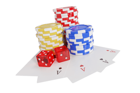 transparent casino chips with dice and playing cards arrangement - Download Free Stock Videos Pikwizard.com