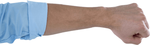 Man Clenched Fist Isolated on Transparent Background - Download Free Stock Videos Pikwizard.com
