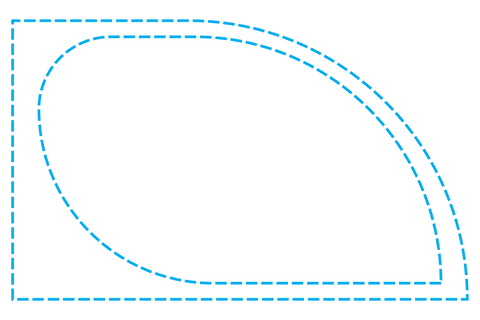 Transparent abstract curved blue line shapes on white background - Download Free Stock Videos Pikwizard.com