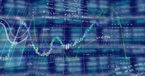 Futuristic Financial Data Analysis Visualization Background - Download Free Stock Images Pikwizard.com