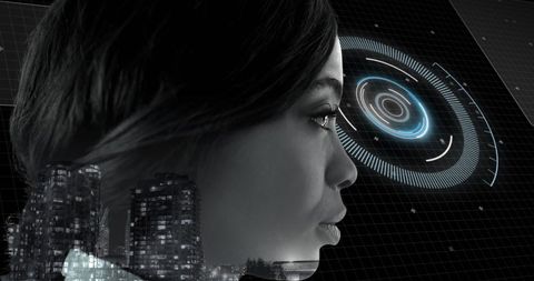 Futuristic Visionary Interface with AI Concept - Download Free Stock Images Pikwizard.com