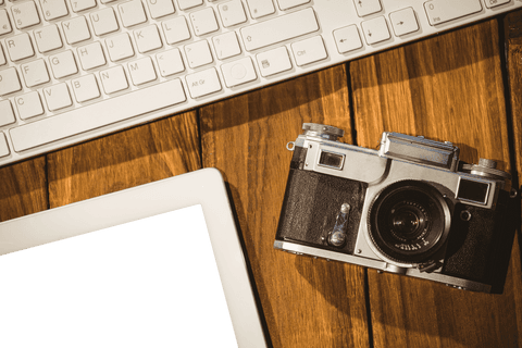 vintage camera and modern technology on transparent background - Download Free Stock Videos Pikwizard.com