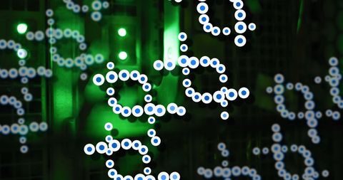 AI-Driven Medical Data Processing in Green Server Room - Download Free Stock Images Pikwizard.com