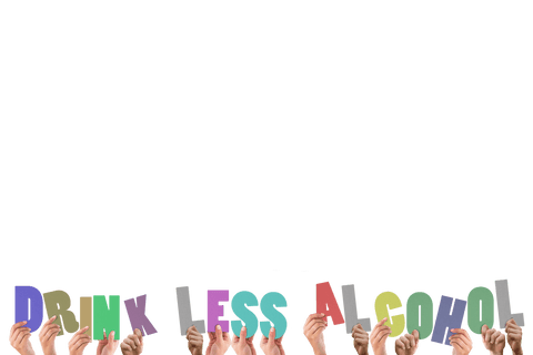 Hands Holding Drink Less Alcohol Text on Transparent Background - Download Free Stock Videos Pikwizard.com