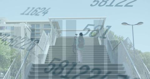 Business Growth and Urban Transportation Concept with Digital Overlay - Download Free Stock Images Pikwizard.com