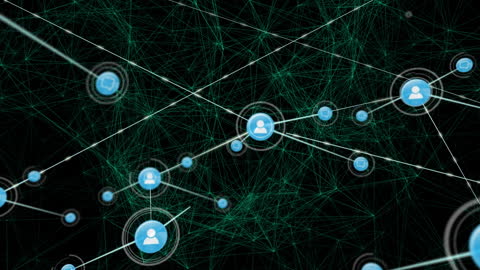 Innovative Digital Networks with Secure Node Icons