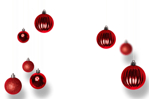 transparent red christmas baubles on white strings - Download Free Stock Videos Pikwizard.com