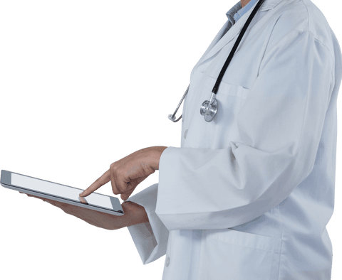 transparent scene of doctor using digital tablet in hospital - Download Free Stock Videos Pikwizard.com