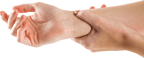 Transparent Hands Holding Injured Wrist Isolated on White - Download Free Stock Videos Pikwizard.com