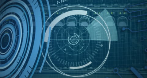 Animated Network Connection Interface with Digital Globe
