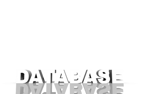 bold database text on transparent background for tech design - Download Free Stock Videos Pikwizard.com