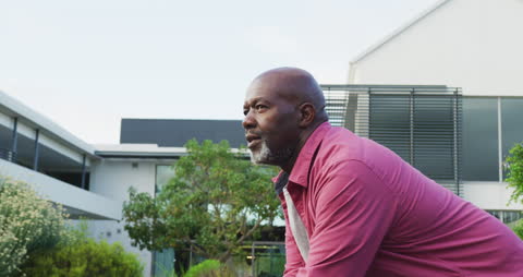Cheerful Man Enjoying Leisure at Home in Comfort