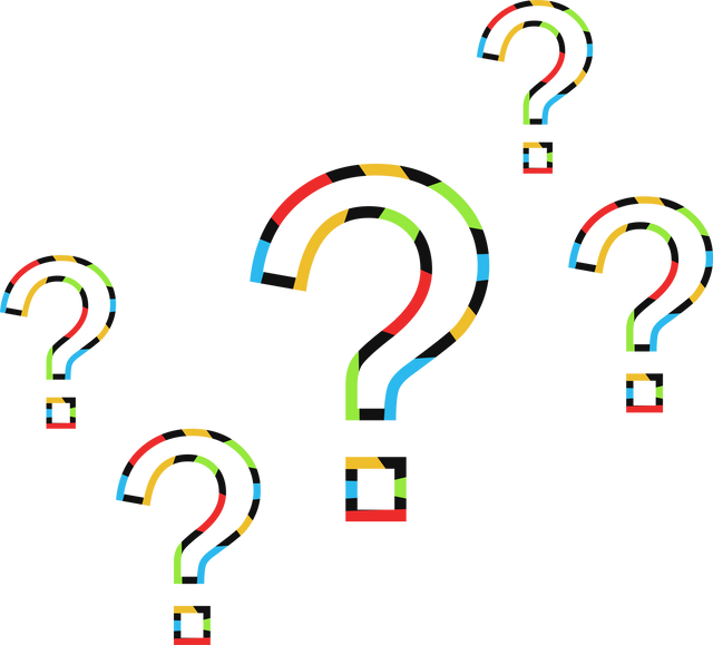 Colorful Transparent Question Marks Vector Close-up - Download Free Stock Videos Pikwizard.com