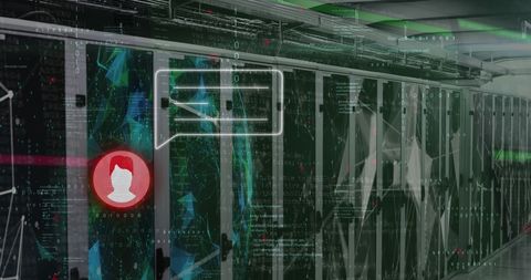 Digital Communication in Server Environment - Download Free Stock Images Pikwizard.com