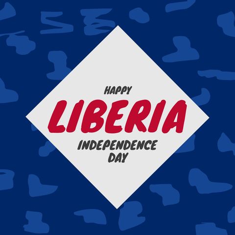 Liberia independence day celebration design