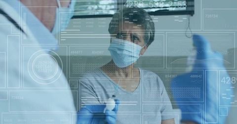 Healthcare Professional Analyzing Diagnostic Data with Patient